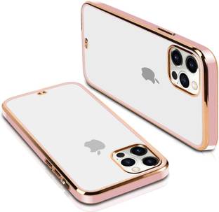 Dgeot Back Cover For Apple Iphone 12 Pro Max Luxury Clear Square Gold Plating Transparent Case Dgeot Flipkart Com