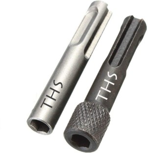 Bitray Titanium Step Drill Bit 9 Sizes 1/4 Hex Shank for Metal Plastic with Metric Index Wood 