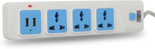 ZEBRONICS ZEB-PS3320U USB POWER STRIP 3  Socket Extension Boards