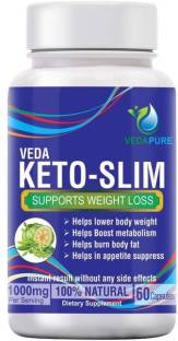 vedapure naturals Keto Slim Advanced Weight Loss Supplement Fat Burner -60 Capsules