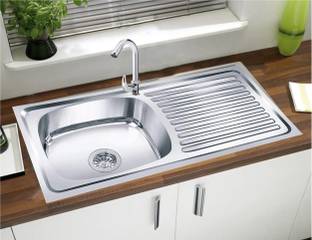 Caisson Stainless Steel Drain Board Kitchen Sink Vessel Sink ...