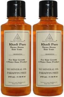 Khadi Pure Herbal Thyme Henna Hair Tonic Oil Reviews: Latest Review of Khadi  Pure Herbal Thyme Henna Hair Tonic Oil | Price in India 