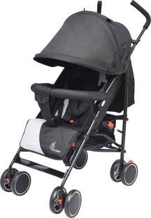 R for Rabbit Twinkle Twinkle Baby Stroller - The Compact Folding Baby Stroller and Pram (Black Grey) Stroller