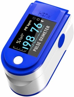 Fingertip Pulse Oxi-Meter Blood Pulse Oxi with LED Display Portable Digital Blood Oxygen Pulse Rate Saturation Monitor 