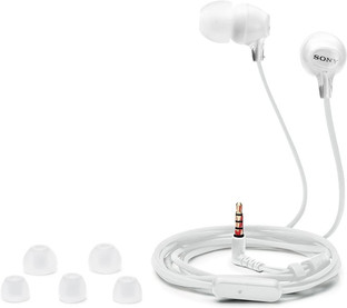 SONY MDR-EX15AP Gaming Earphones Clear 