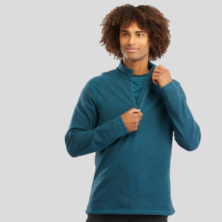 Full Sleeve Self Design Men Sweatshirt 