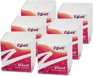 Ezee Ezee Tissue Paper Napkins - 100 Pieces (Pack of 6)