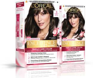 L Oral Paris Excellence Creme Hair Color Combo Pack 2 100g 72 Ml 25g 25 Ml 3 Natural Darkest Brown Reviews: Latest Review of L Oral Paris Excellence Creme Hair Color Combo L Oral Paris Excellence Creme Hair Color Combo Pack 2 100g 72 Ml 25g 25 Ml 3 Natural Darkest Brown Reviews: Latest Review of L Oral Paris Excellence Creme Hair Color Combo