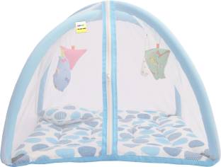 Kwitchy New Born Baby Mosquito Net Bed with Cushioned Pillow