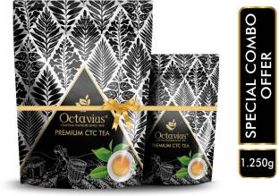 Octavius Premium Assam Kadak CTC (1 Kg + 250 Gm) Chai / Tea Pouch
