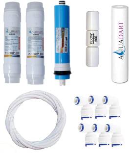 AquaDart 80 GPD Membrane & Pre Filer Maintenance Service Kit For all Water Purifiers Solid Filter Cartridge
