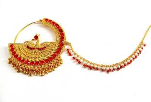 VERMA COLLECTION Gold-plated Plated Alloy Nathiya