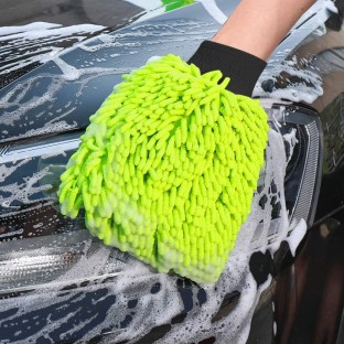 Chenille mitt Car Wash Gloves Car Wash Mitten Waterproof Car Wash Mitt 2 Pack Microfiber Wash Mitt Scratch Free Car Washing Supplies Microfiber Car Wash Mitt Yosimt Car Wash Sponge Large 