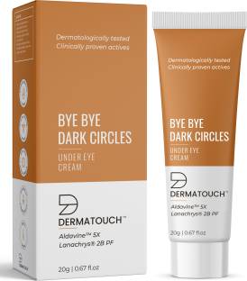 Dermatouch Bye Bye Dark Circles under Eye Cream || Reduces Eye Puffiness, Eye Bags || Improves Firmness under the Eye Skin - 20 Gram