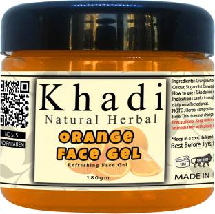 khadi natural herbal Refreshing Orange Face Gel Moisturiser 180 gm