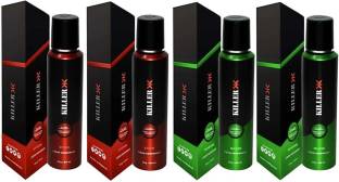 KILLER storm, storm, marine, marine Deodorant Spray Body Spray - For Men & Women (150 ml, Pack of 4) Body Spray  -  For Men & Women