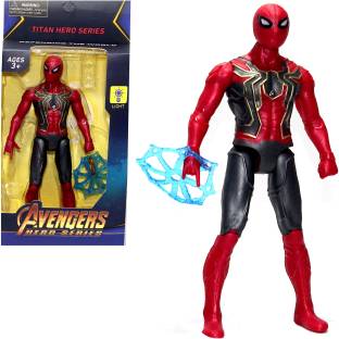 WOW toys Spiderman Big and Realistic action figure|| Titan Hero Series|| 18  cm|| Red - Spiderman Big and Realistic action figure|| Titan Hero Series||  18 cm|| Red . Buy Spiderman toys in