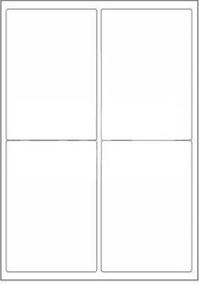 sehgal A4 Size Paper Labels for Laser, Inkjet & Copiers (4 ...