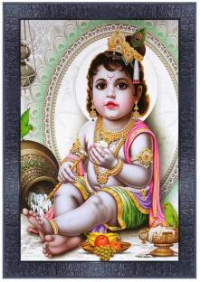 pnf (Baby) Bal Krishna -6378 Religious Frame Price in India - Buy pnf  (Baby) Bal Krishna -6378 Religious Frame online at 