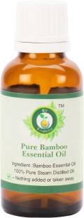 R V Essential Pure Bamboo Essential Oil 15ml- (100% Pure and Natural Steam Distilled)