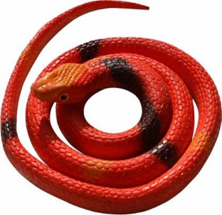 Realistic Fake Rubber Toy Snake Black Fake Snakes 50 Inch Long Halloween's Day Q 