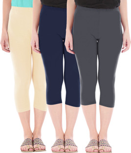 BEFLI Capri Leggings Women Beige, Grey 