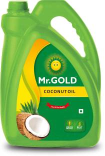 Mr. Gold Coconut Oil 5 Ltr Can Coconut Oil Can