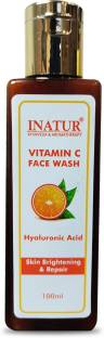 INATUR Vitamin C  With Hyaluronic Acid For Skin Brightening/Repair Face Wash