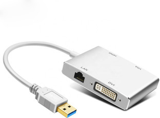 USB 3.0 to HDMI VGA DVI RJ45 