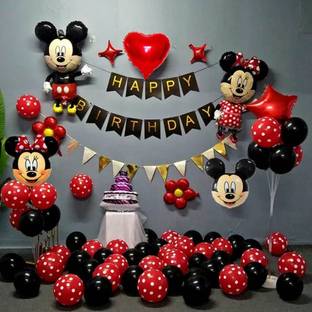Theme My Party Mickey Mouse Birthday Decorations Includes Happy Birthday Price In India Buy Theme My Party Mickey Mouse Birthday Decorations Includes Happy Birthday Online At Flipkart Com