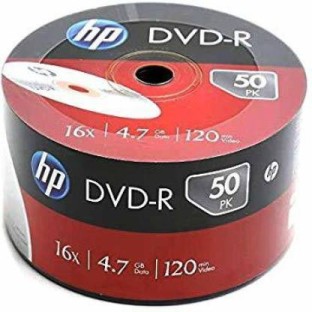 HP 50 Unidades, DVD-R, 4,7 GB DVD-R imprimible 