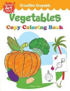 Colouring Book of Vegetables  - By Miss & Chief