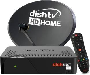 Dish TV HD Box with 1 Month Family Delight HD - Hindi