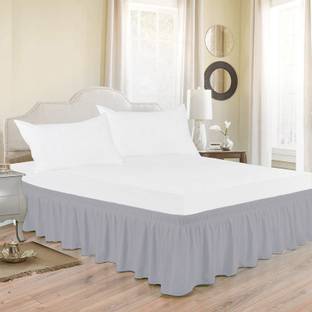 Meckhome Culture Platform Single Size Bed Skirt In India At Flipkart Com Meckhome Culture Platform Single Size, Ivory Bed Skirt King Size