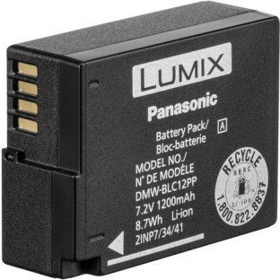 ANSMANN 1400-0056 Batterie A-Pan DMW BLC12 pour appareil photo Panasonic DMW BLC12-7,4V/1000 mAh 