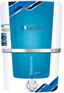 AquaDart Alkaline Plus Active Copper RO+UV+TDS Water Purifier with High TDS 3000 Membrane Japanese UV Solid Filter Cartridge