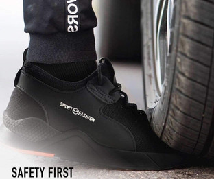 Steel Toe Synthetic Leather Safety Shoe
