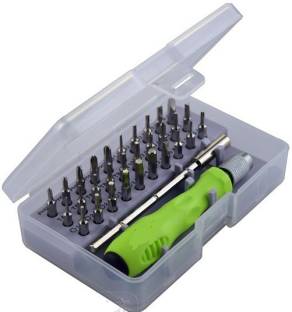 WOWSOME 32 in 1 Interchangeable bit Precision Screwdriver Set For Mobile Phone PC Laptop Repair Tool Kit Ratchet Screwdriver Set