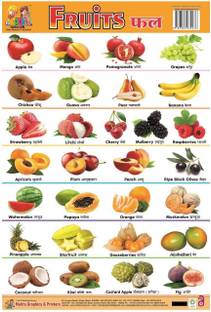 Fruits And Vegetables Chart Non Tearble Chart Plastic Of Fruit Buy Non Tearble Chart Plastic Of Fruit By Mehta Graphics At Low Price In India Flipkart Com