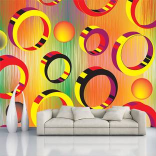 HD PRINT HOUSE Decorative Multicolor Wallpaper Price in India - Buy HD PRINT  HOUSE Decorative Multicolor Wallpaper online at 
