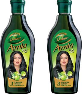 Dabur Amla Hair Oil for Long, Healthy and Strong Hair, 450 ml (Pack of 2) Hair Oil