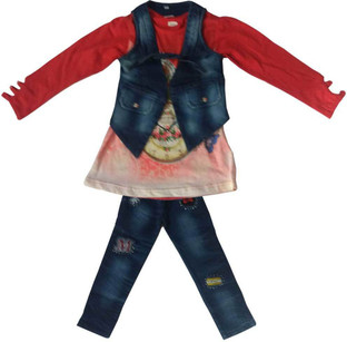 AOS Solutions Girls Casual T-shirt Jeans Price in India - Buy AOS Solutions  Girls Casual T-shirt Jeans online at Flipkart.com
