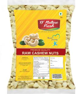 D NATURE FRESH Cashews 4 Piece Split Nut, Big Size, (Kaju Tukda) Dry Fruit Cashews