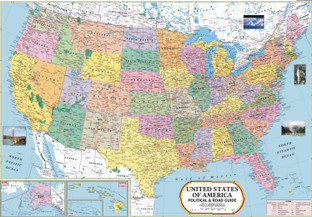USA Map Paper Print Maps posters - Large Usa Map Vcp28 Original Imag55axer6zgztg