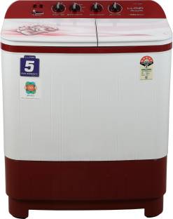 Lloyd 8 kg Semi Automatic Top Load Red, White