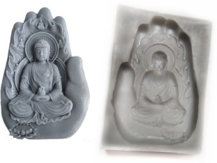 Buddha Design Silicone Candle Mold Silicone Mould for Candle Making Decorating Chocolate Molds Resin Crafts Gypsum Silicone Molds 