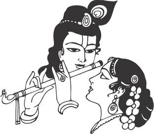 Lord Krishna And Radha Clipart House