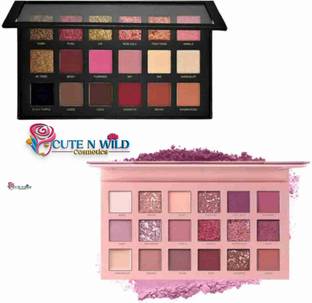 cute n wild Textured Eye shadow & Nude Colours Eyeshadow Palette 36 ml