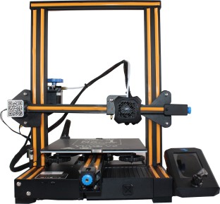 Official Creality Ender 3 V2 Upgraded 3D Printer Integrated Structure Designe with Carborundum Glass Platform Silent Motherboard and Branded Power Supply 