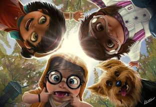 Digital Art Children Dog Cartoon Matte Finish Poster Paper Print - Animation & Cartoons posters in India - Buy art, film, design, movie, music, nature and educational paintings/wallpapers at Digital Art Children Dog Cartoon Matte Finish Poster Paper Print - Animation & Cartoons posters in India - Buy art, film, design, movie, music, nature and educational paintings/wallpapers at